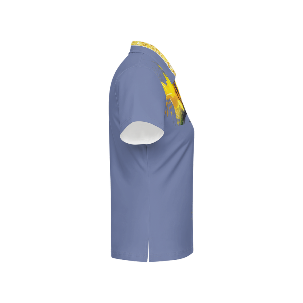 LB blue bird Slim Fit Short-Sleeve Polo Shirt