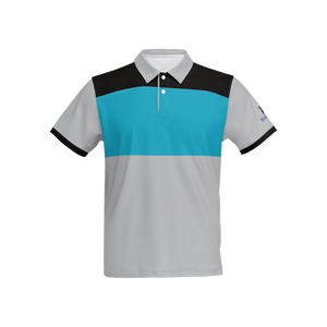 Bailees Two Tone Slim Fit Short-Sleeve Polo