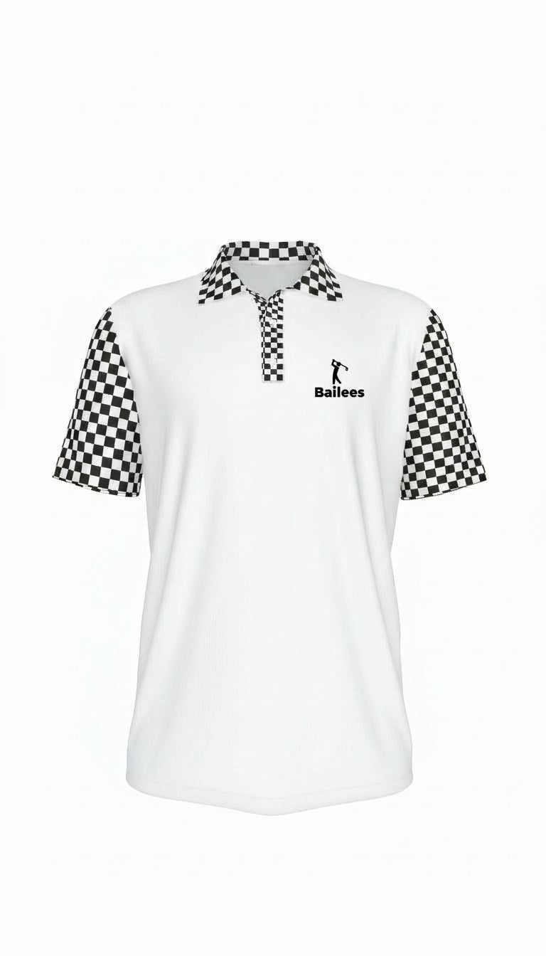 Checker Accent Polo