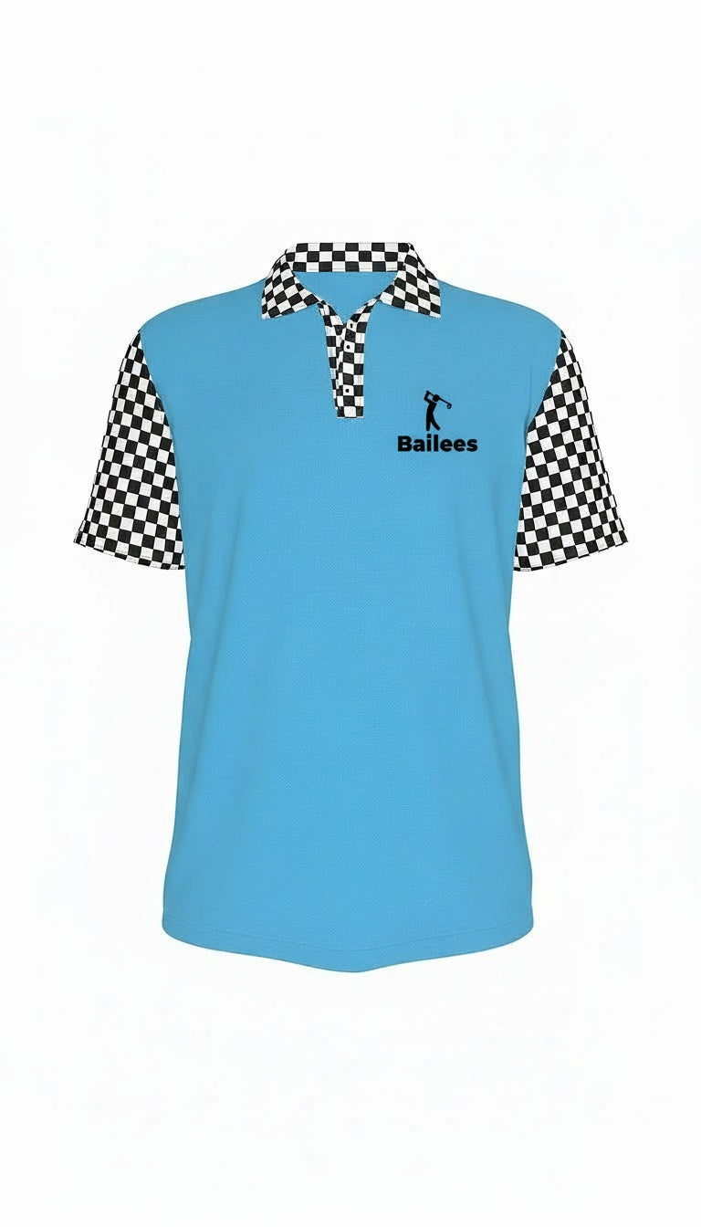 Checker Accent Polo