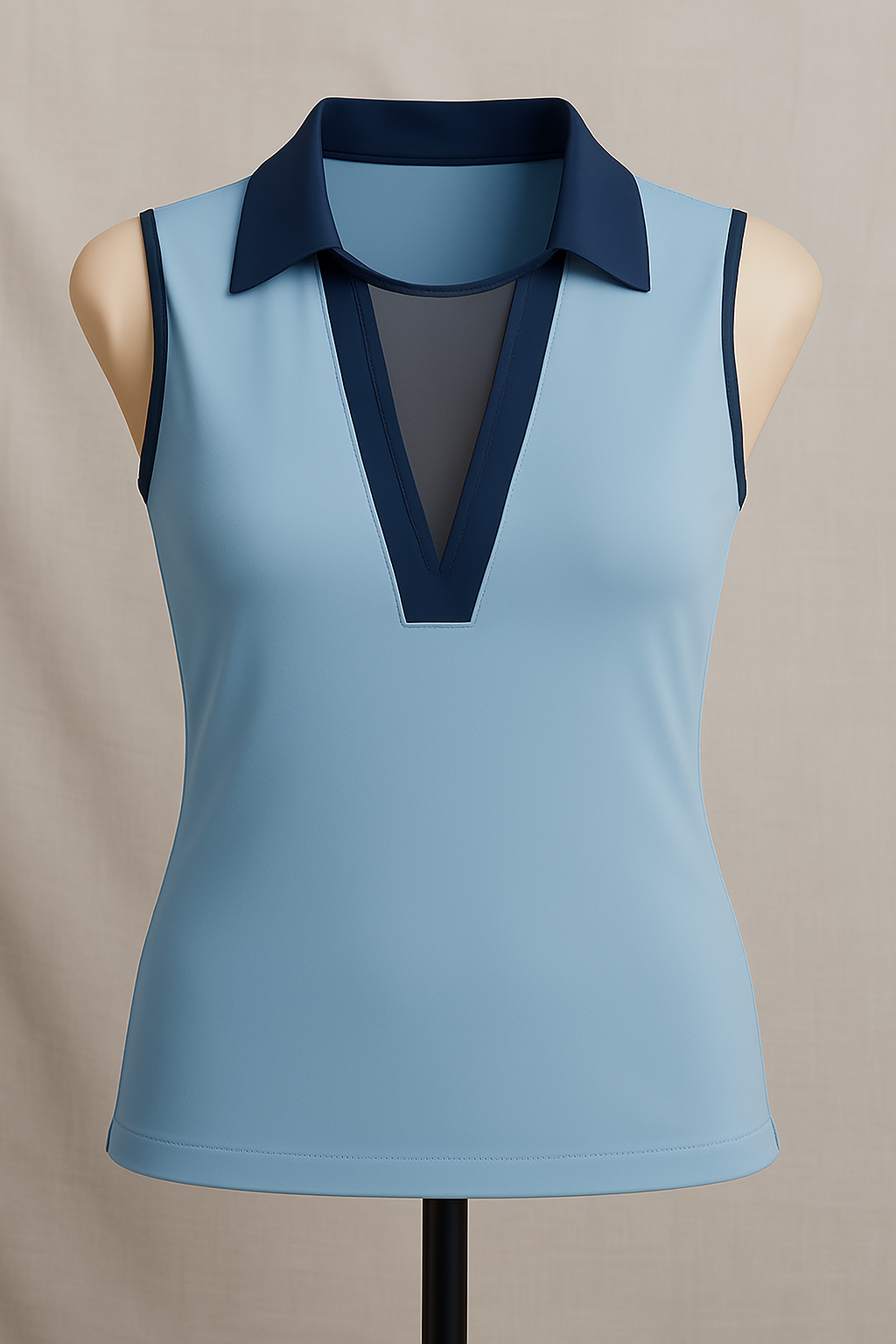 LB Jesssica Womens Mesh Aqua Polo