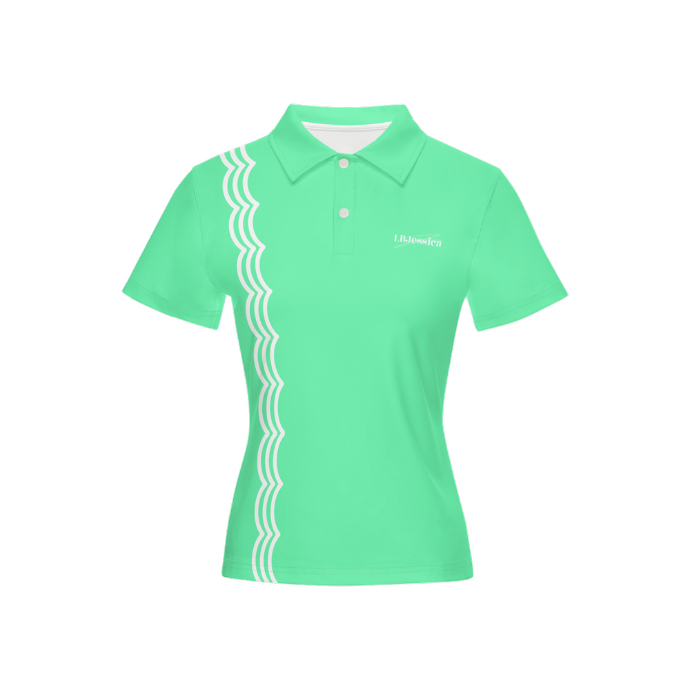 Women’s Slim Fit Short-Sleeve Polo Shirt
