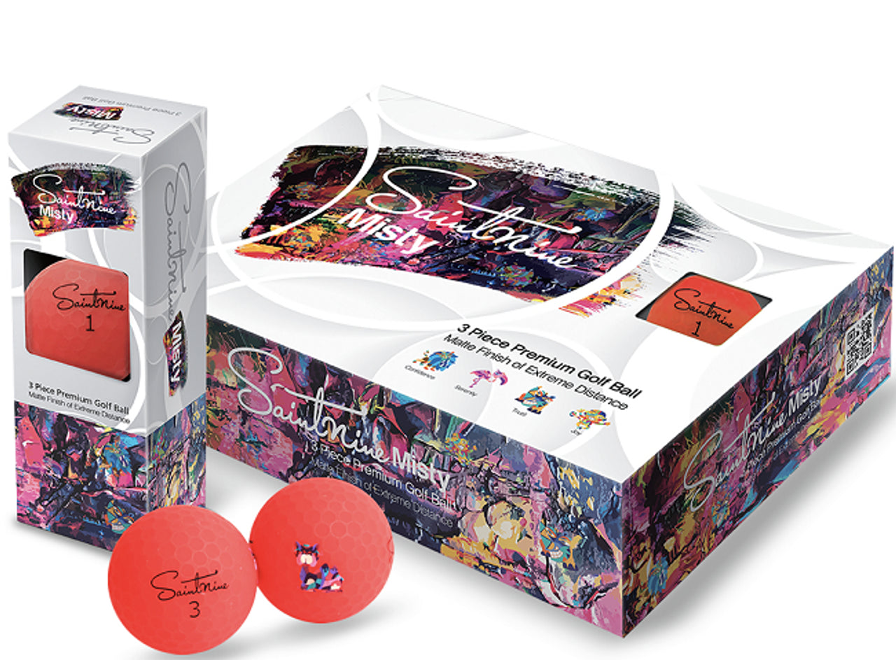 Saintnine Misty Alignment Golf Balls