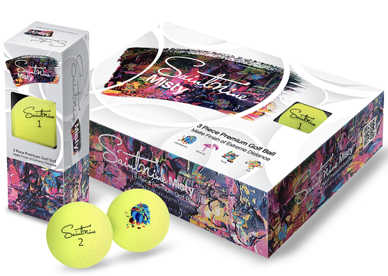 Saintnine Misty Alignment Golf Balls
