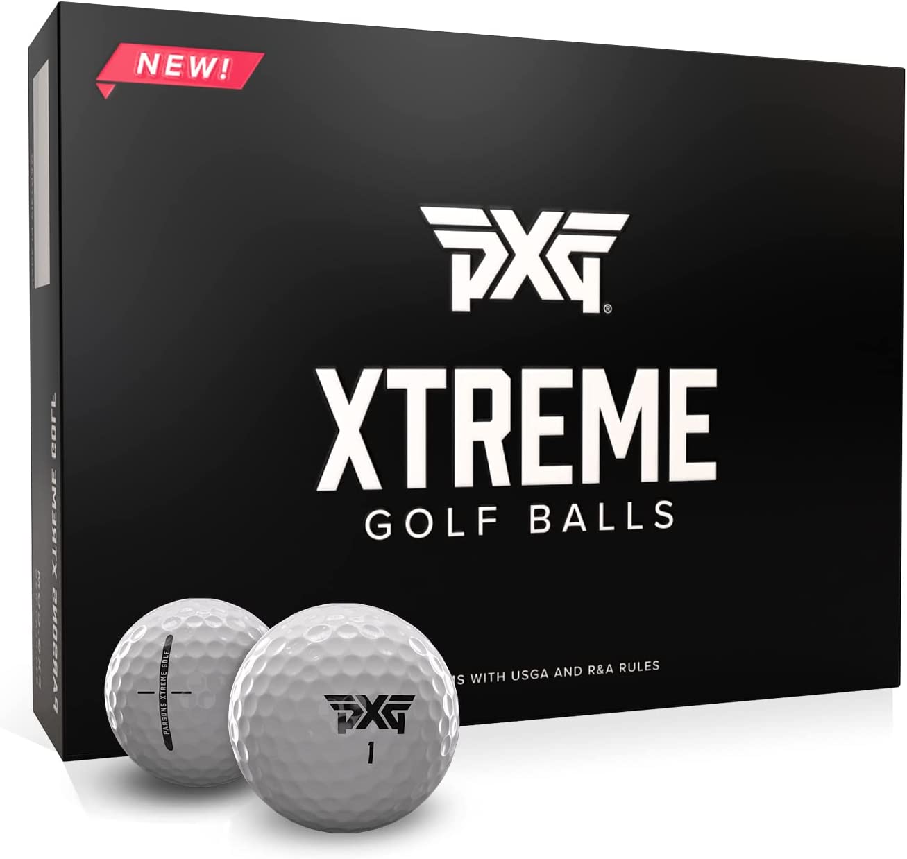 PXG Xtreme Golf Balls - The Ultimate Performance Golf Ball for Distance and Control - Pack of 12