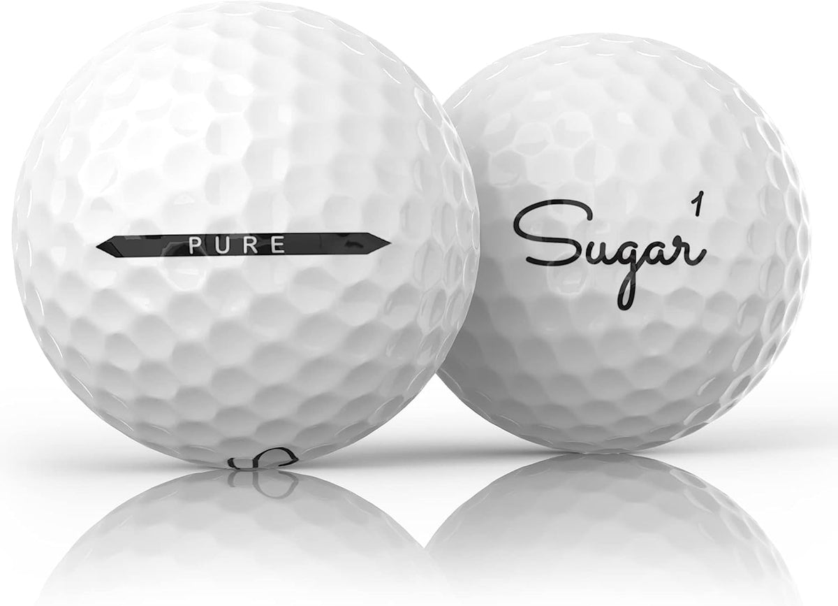 Sugar Golf | 2024 G2 - Pure | 27 Balls | 3-Piece, Premium Urethane - White