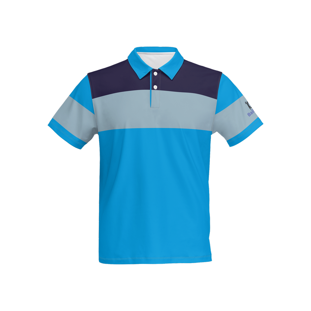 Bailees Two Tone Slim Fit Short-Sleeve Polo