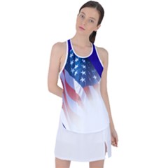 Racer Back Mesh Tank Top