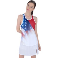 Racer Back Mesh Tank Top