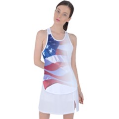 Racer Back Mesh Tank Top