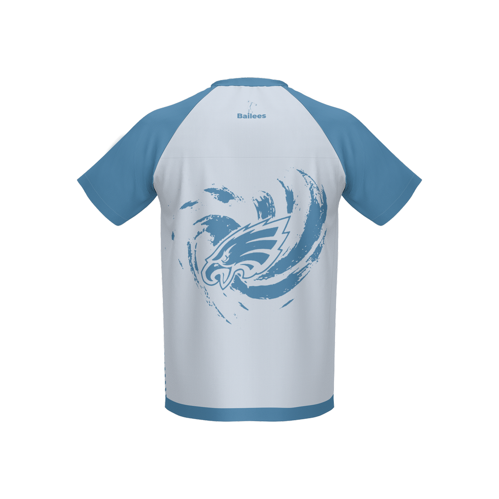 Men's Eagles Seamless Knit Short Sleeve T-shirt-Cotton Feel Lightweight