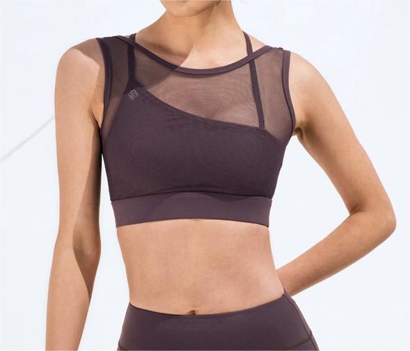 Sports Underwear Women Shockproof Push-up Mesh Backless Bra Women Quick Drying Fitness Yoga Wear Vest Summer Thin