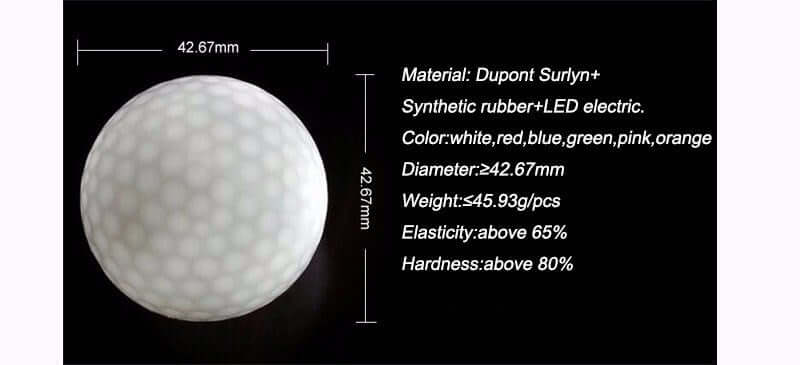 Golf glow ball