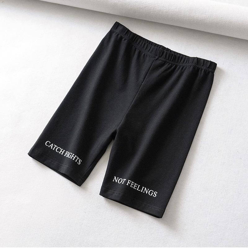 mid sunny season
 biker tiny
s  high-rise tiny
s female flexible
 waist bondage
 playing
 korean casual wear
 appealing
 tiny
 Letter design
 black tiny
s