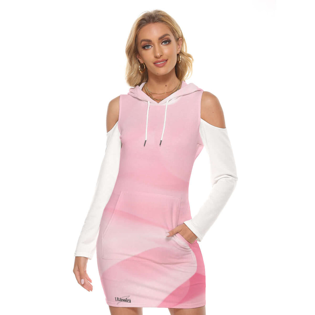 LB Jessica pink creamy Tight Golf Dress