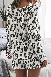 Top and Drawstring Pocket Shorts Two-piece Set