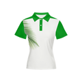 LB Jessica Green Leaf Slim Fit Short-Sleeve Polo Shirt
