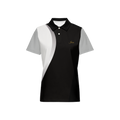LB Jessica black grey Classic Fit Short-Sleeve Polo Shirt