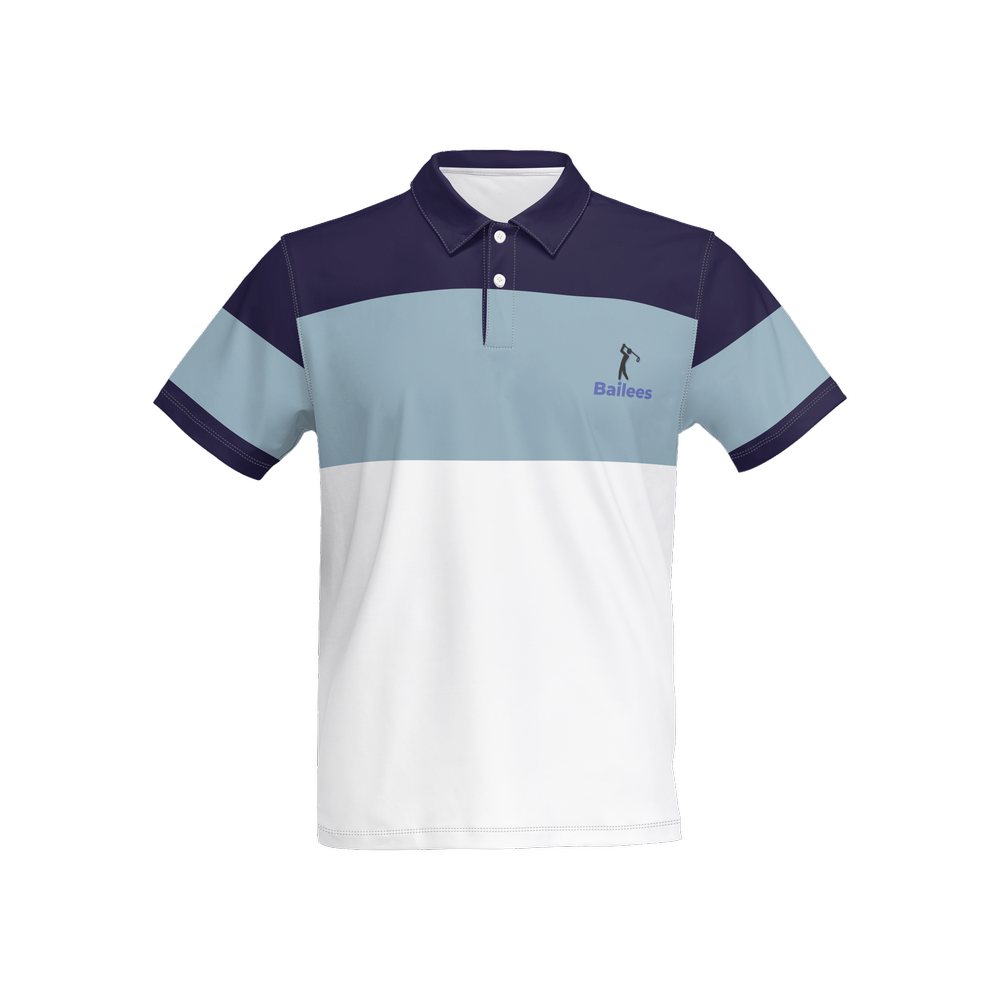 Bailees Two Tone Slim Fit Short-Sleeve Polo