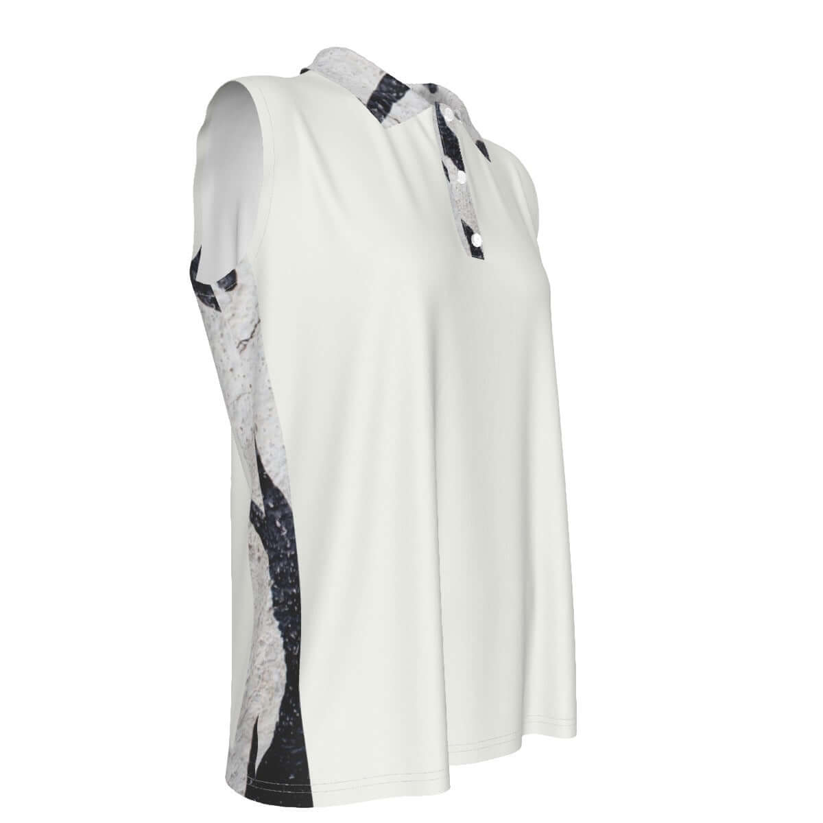 LB Jessica Leopard Sleeveless POLO Shirt