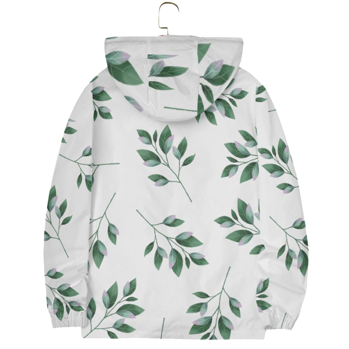 LB Jessica Windbreaker With Zipper Closure And Snap Button Leaf collection