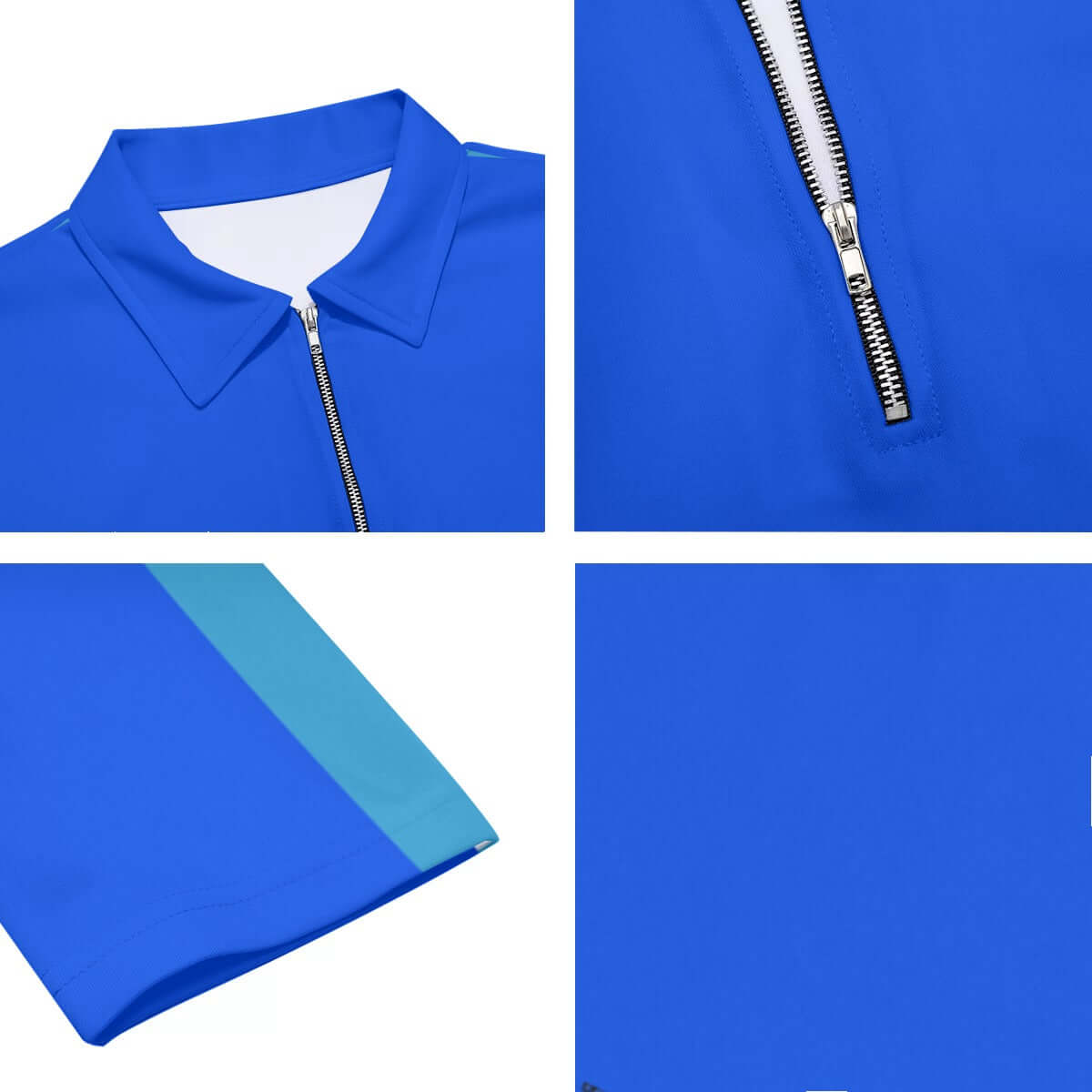 Mens Zipper Polo With Neckline Closure