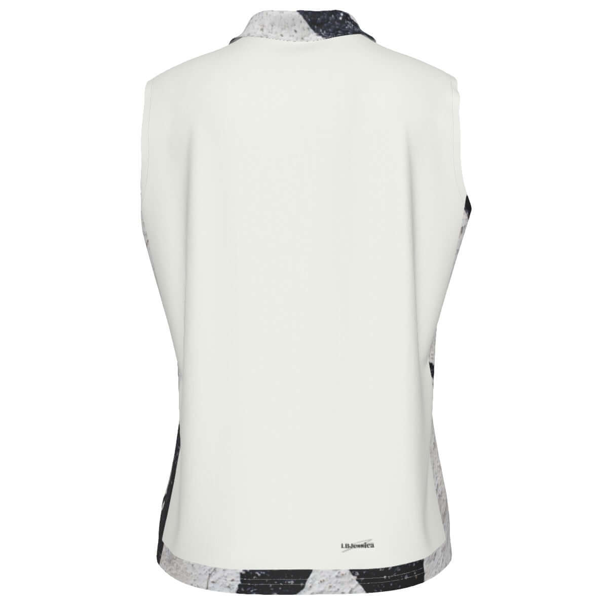 LB Jessica Leopard Sleeveless POLO Shirt