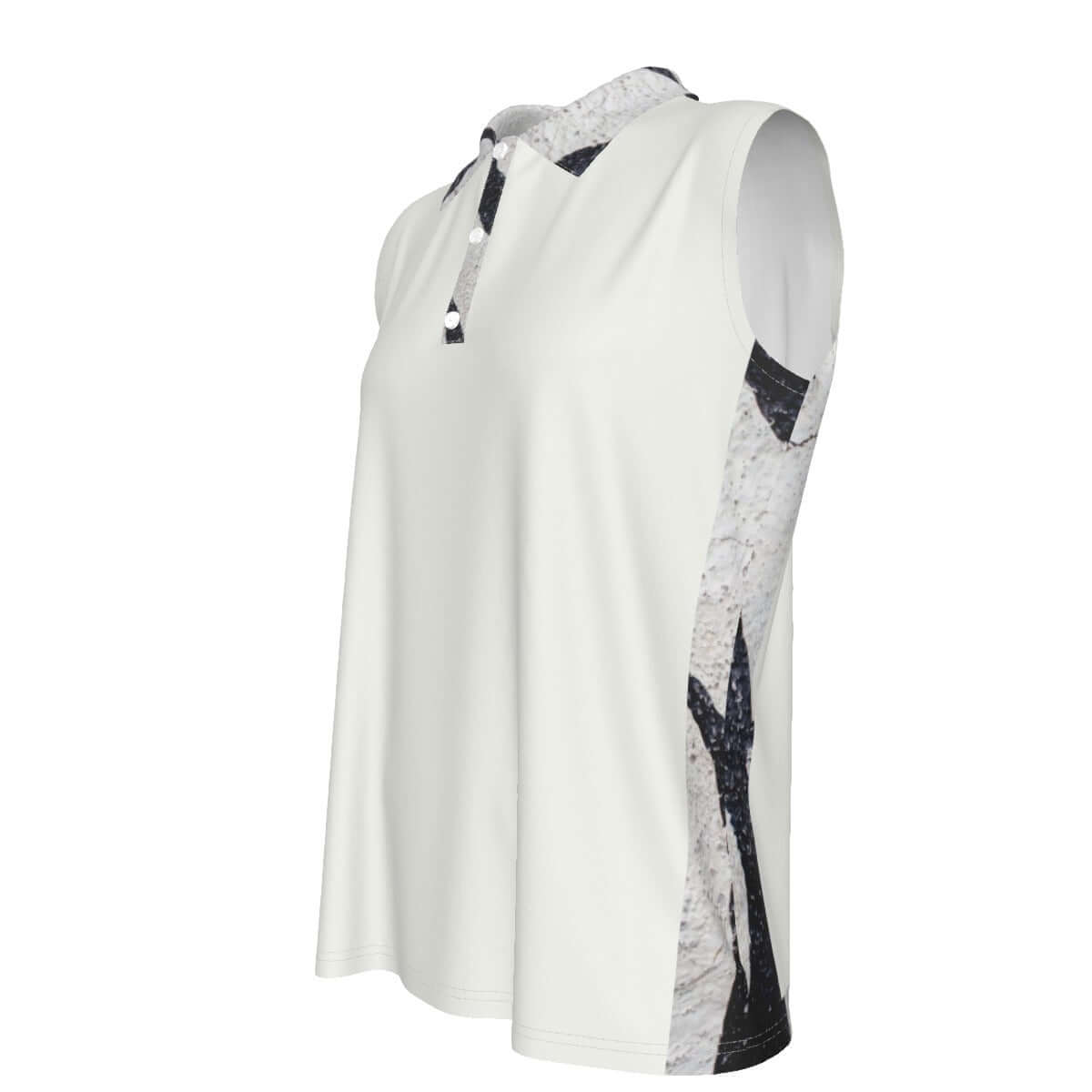 LB Jessica Leopard Sleeveless POLO Shirt
