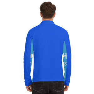 Mens Zipper Polo With Neckline Closure