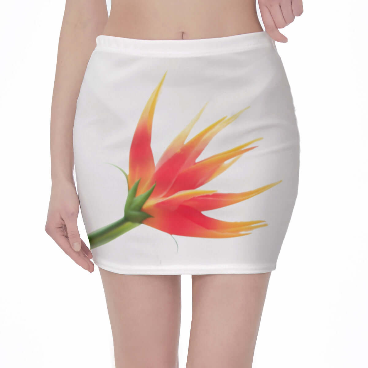 All-Over Print Hip Skirt