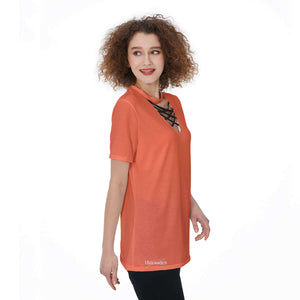 LB Jessica String Short Sleeve Golf Shirt