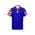 Bailees Stars and stripes Classic Fit Short-Sleeve Polo Shirt