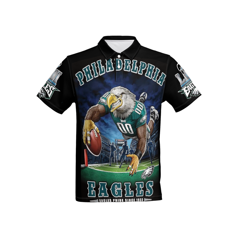 Bailees Eagle Slim Fit Short-Sleeve Polo Shirt