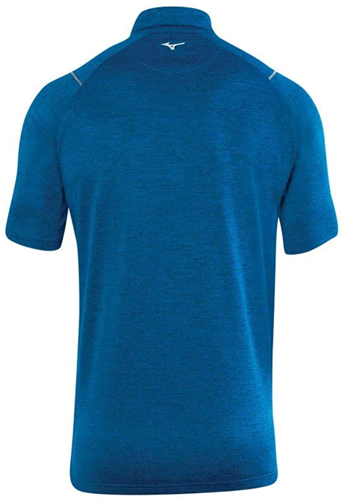 Mizuno Adult Men's Polo Shirt, Royal, Large