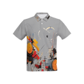 bailees Slim abstract Fit Short-Sleeve Polo Shirt
