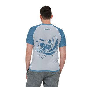 Men's Eagles Seamless Knit Short Sleeve T-shirt-Cotton Feel Lightweight