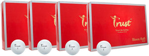 Trust Bison Soft, Urethane Covered for Swing Speed 95 mph or Slower, 3 Piece Golf Ball, Super Soft Feel, Green Side Control with Distance, for Every Golfers who Love Softer Feeling