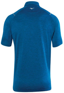 Mizuno Adult Men's Polo Shirt, Royal, Large
