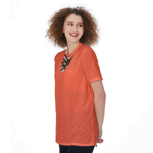 LB Jessica String Short Sleeve Golf Shirt