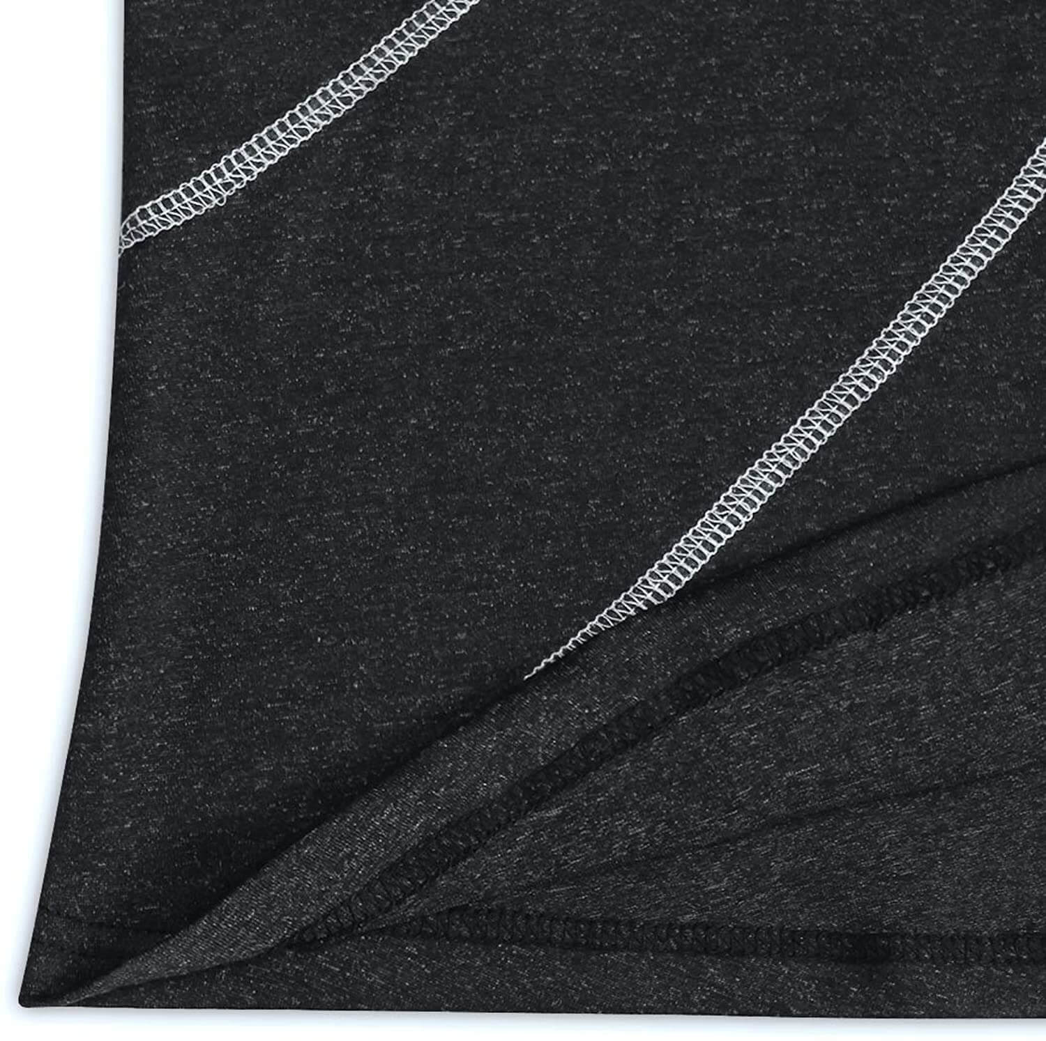 MOQIVGI Womens Crew Neck Casual Workout Tops Activewear Yoga Gym Sports Shirts