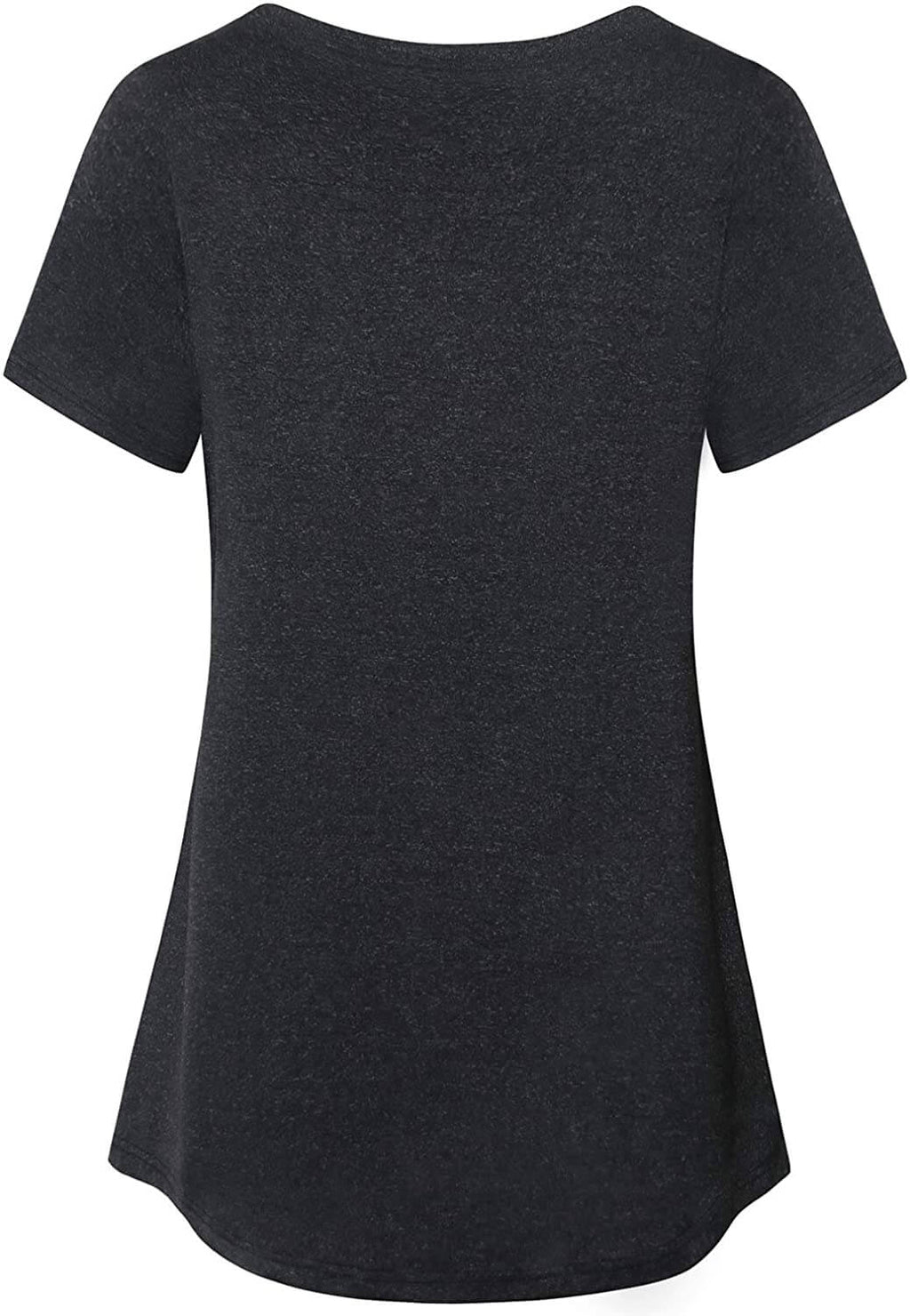 MOQIVGI Womens Crew Neck Casual Workout Tops Activewear Yoga Gym Sports Shirts