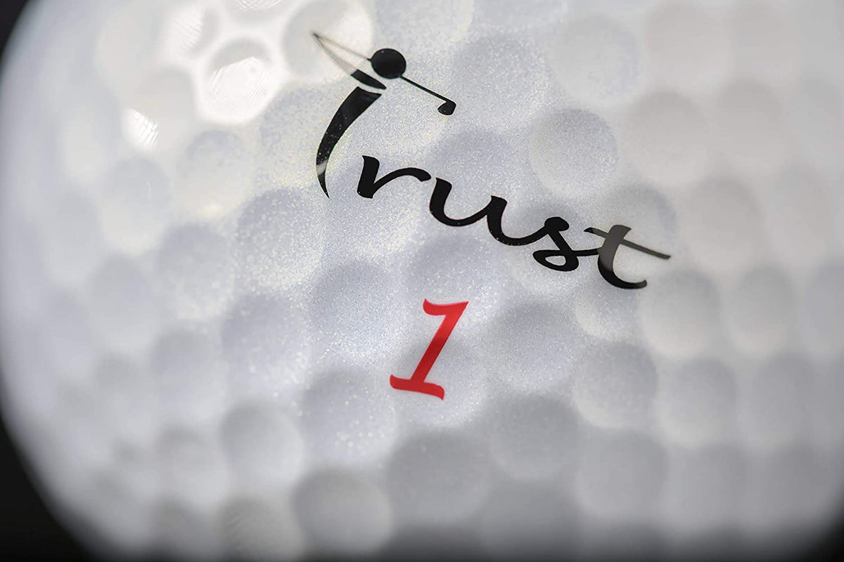Trust Bison Soft, Urethane Covered for Swing Speed 95 mph or Slower, 3 Piece Golf Ball, Super Soft Feel, Green Side Control with Distance, for Every Golfers who Love Softer Feeling