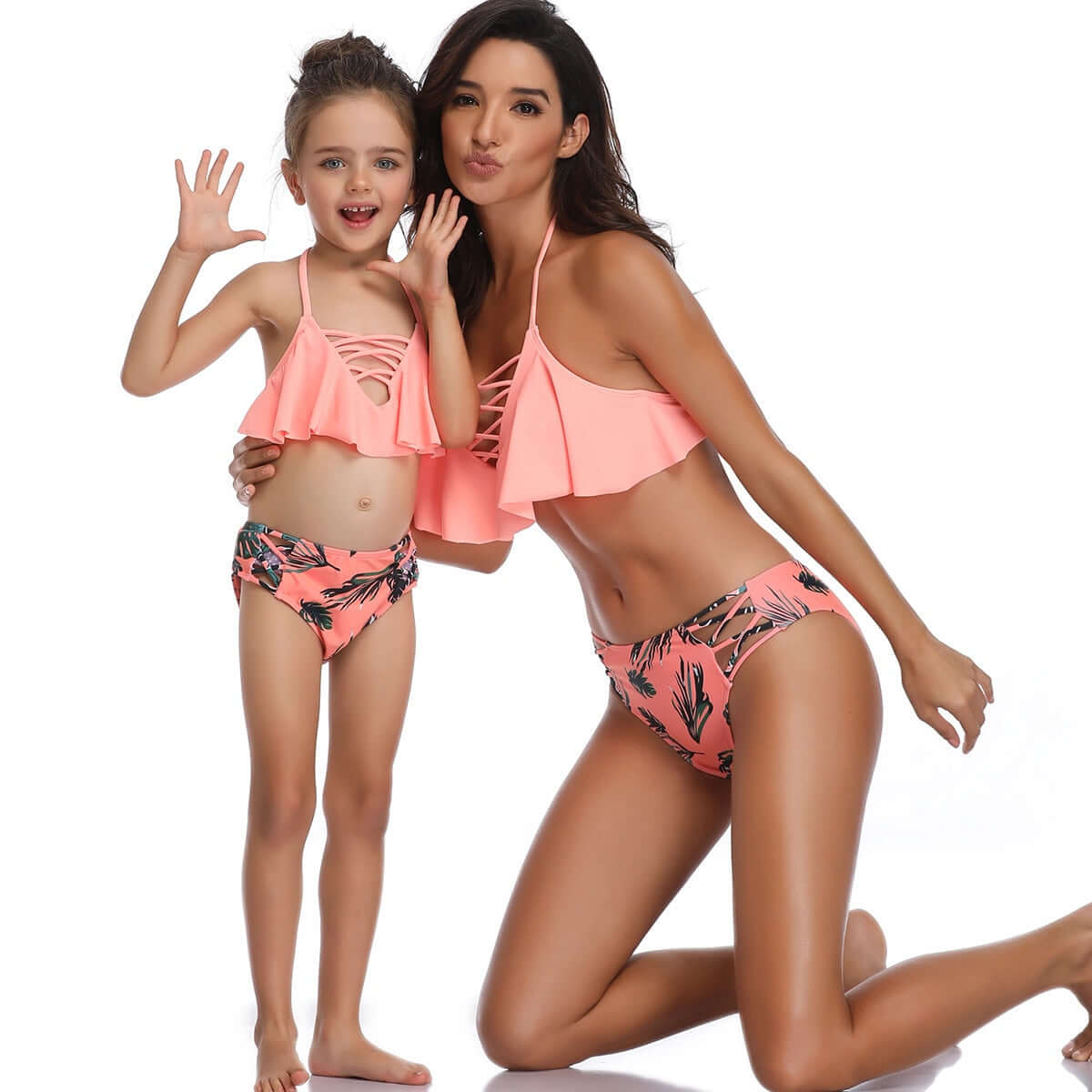 swimwear Mom Daughter Mamas Band

age swimdress Mae E Filha Mommy and

 Me Clothes