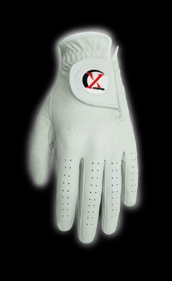 XEIR PRO  PREMIUM CABRETTA LEATHER WOMEN'S GOLF GLOVE  4-pack WORN ON LEFT HAND MEDIUM
