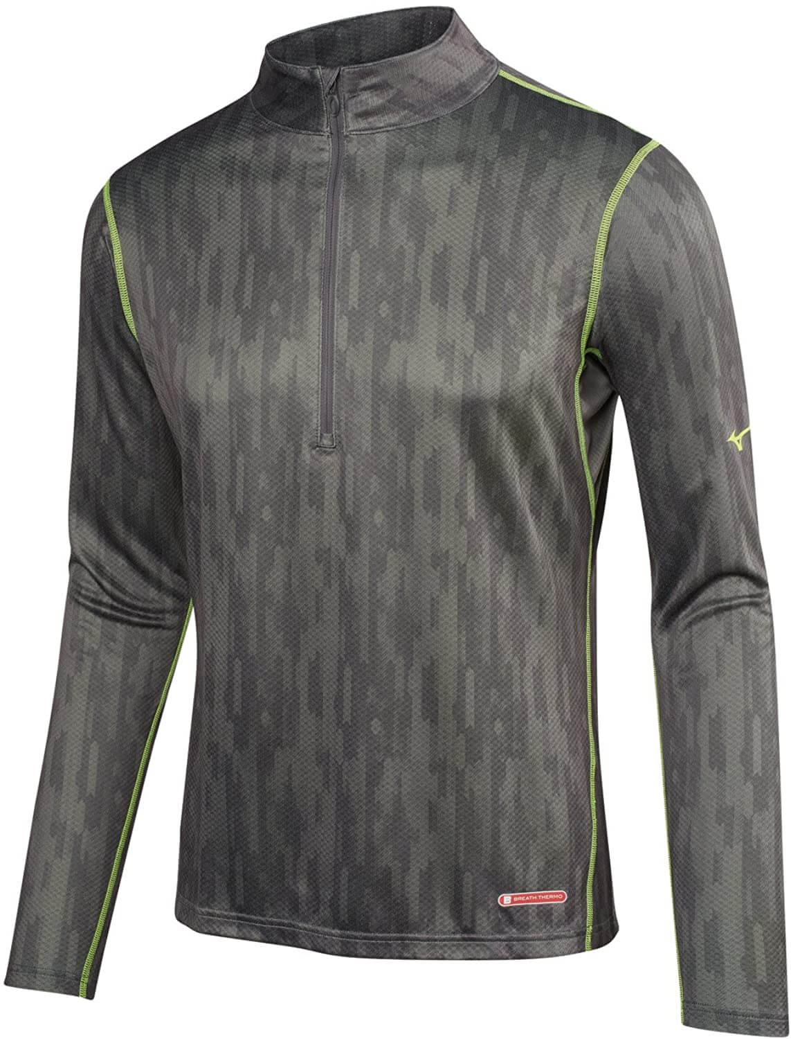 Mizuno Running Men's Breath Thermo Half Zip Base Layer