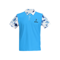 Bailees Sky blue Slim Fit Short-Sleeve Polo Shirt