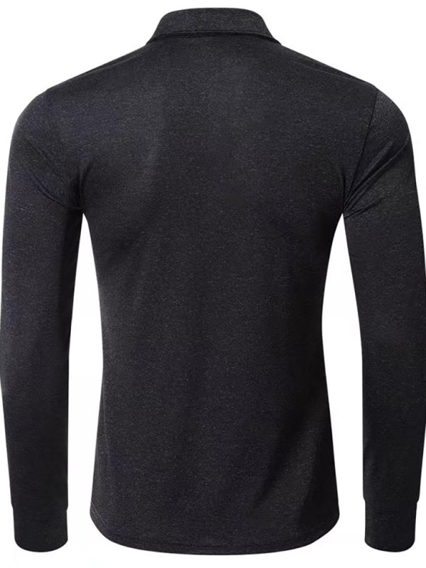 Men's Polo Shirt Quick Dry Performance Tactical Shirts Pique Jersey Golf Shirt