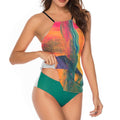 LB Jessica Shirred Maillot Swimsuit