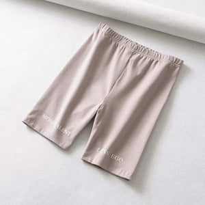 mid sunny season
 biker tiny
s  high-rise tiny
s female flexible
 waist bondage
 playing
 korean casual wear
 appealing
 tiny
 Letter design
 black tiny
s