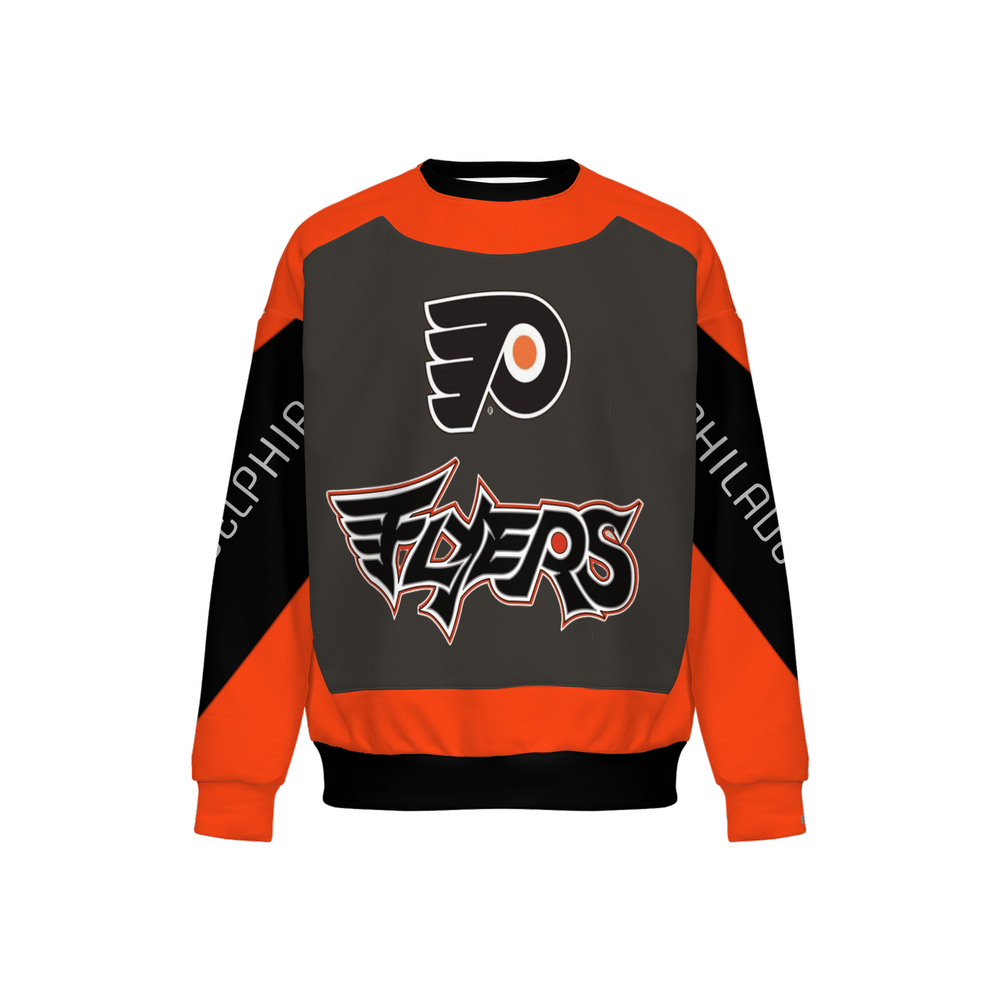 Men’s Relaxed Fit Flyers Thick Long Sleeve Crewneck